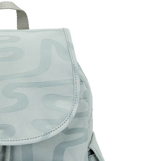 Kipling City Pack Small Klassiska Printed Ryggsäck Turkos | SE 1711EB